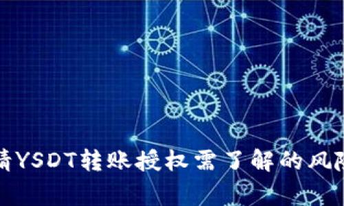 tpwallet申请YSDT转账授权需了解的风险与注意事项